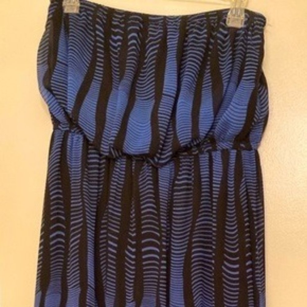 Strapless Chiffon Maxi Dress w/built in slip.